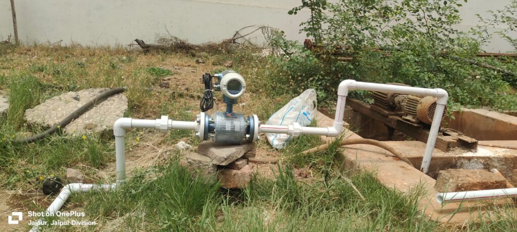 Digital water meter installation Digital water meter installation for accurate water flow measurement in India