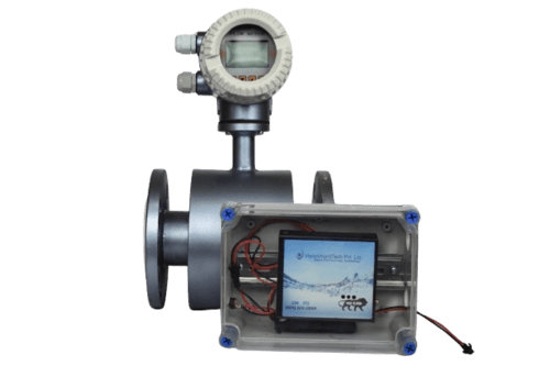 Electromagnetic flow meter with Telemetry system (3)