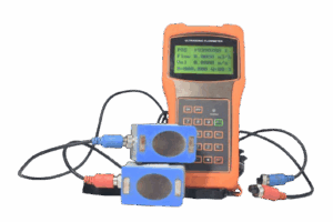 Portable ultrasonic flow meter by Vision World Tech Pvt. Ltd. for accurate flow measurement in India