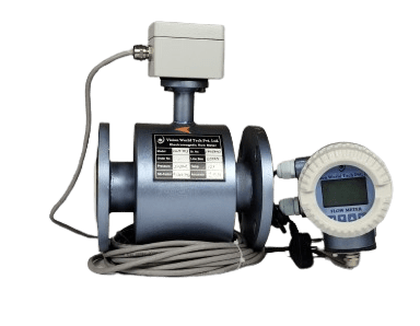 Front view of Remote-type-electromagnetic-flow-meter
