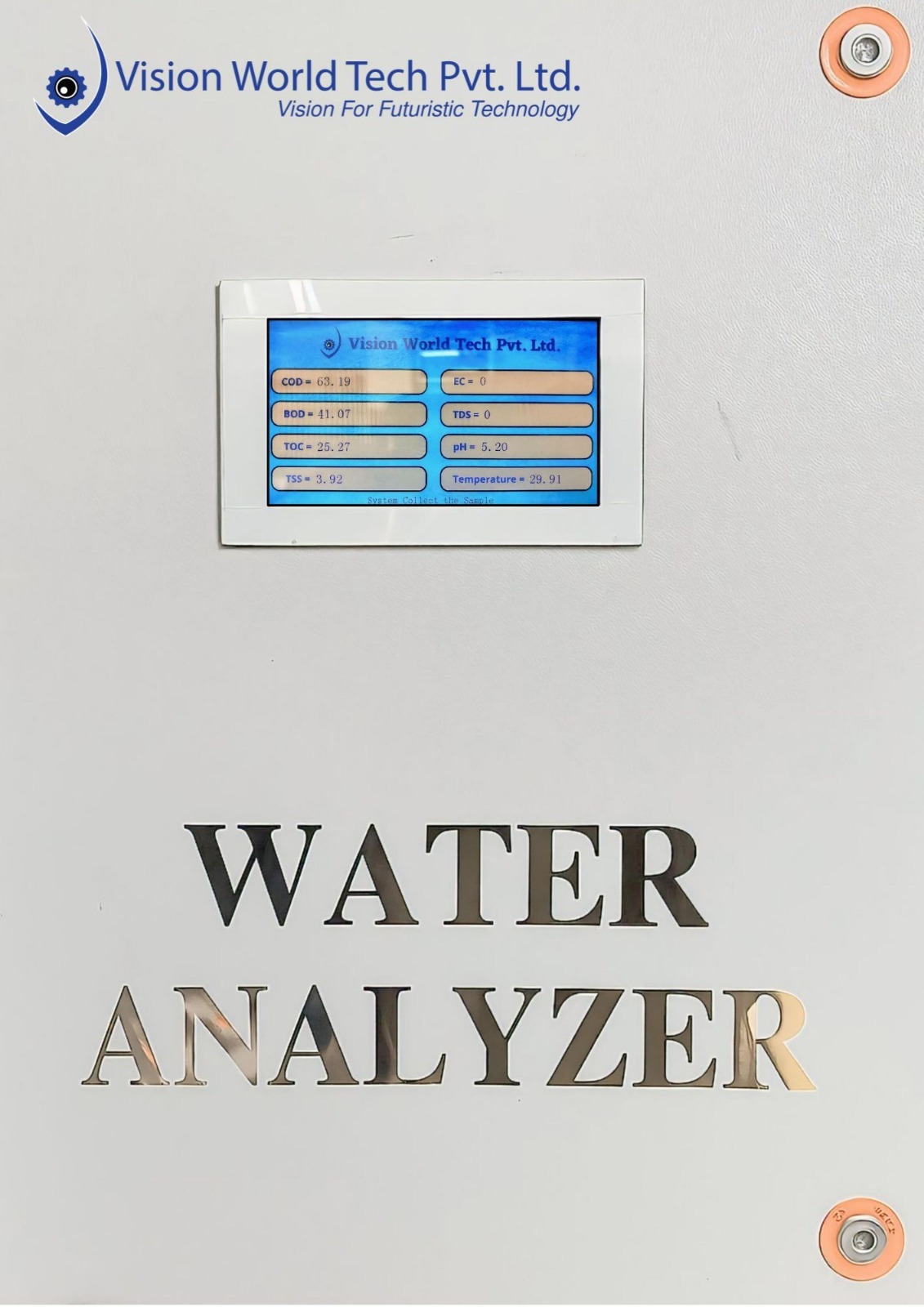 water analyzer front image-vision world tech water analyzer -vision world tech