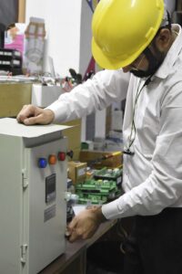 SCADA system working on-site for real-time industrial and water monitoring in India