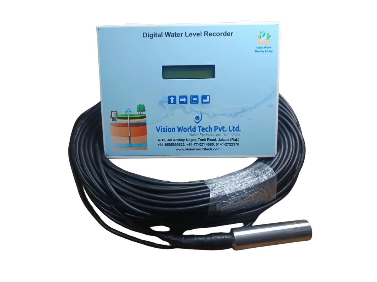 Piezometer with Digital Water Level Recorder (DWLR) as per CGWA standards in India